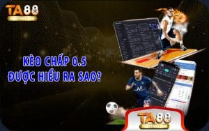 Kèo chấp 0.5 được hiểu ra sao?